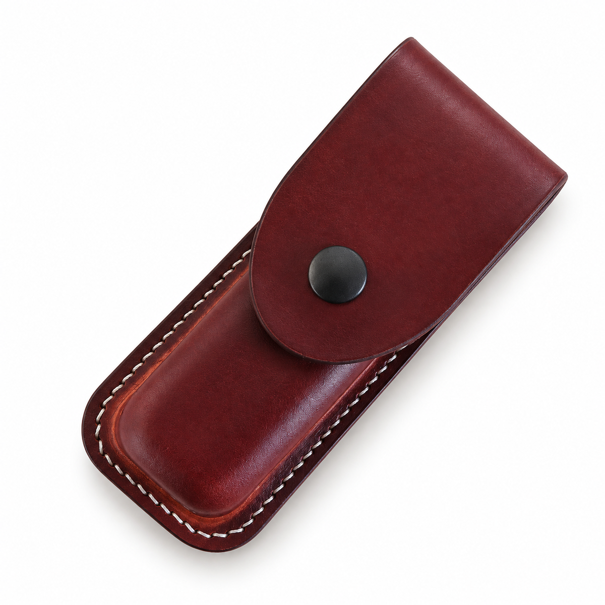 130mm SAK Vegetable-Tanned Cowhide Leather Sheath - 5 Options - Brown