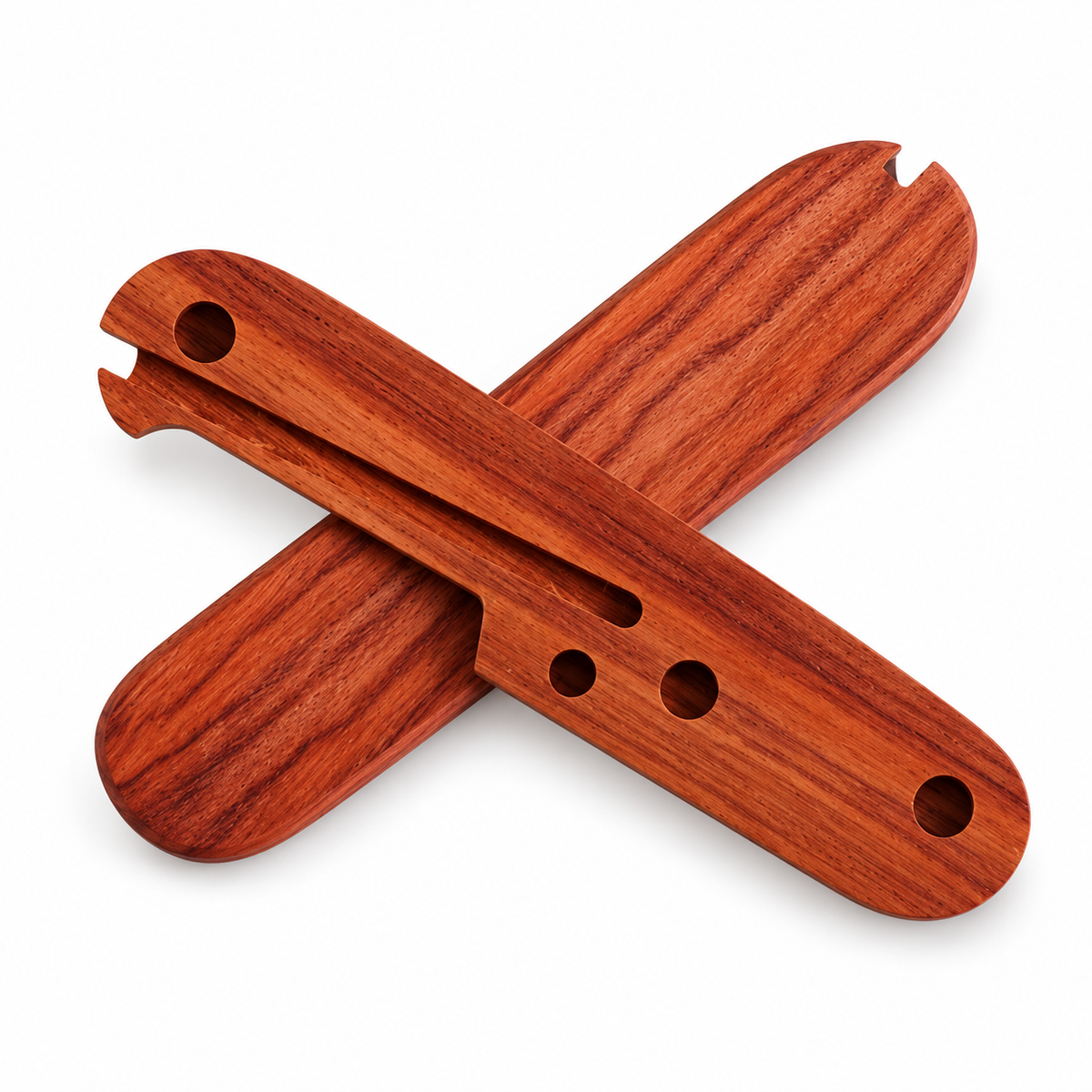 Burmese Rosewood Handle Scales for 58mm 91mm and 111mm SAK - 91mm Scales