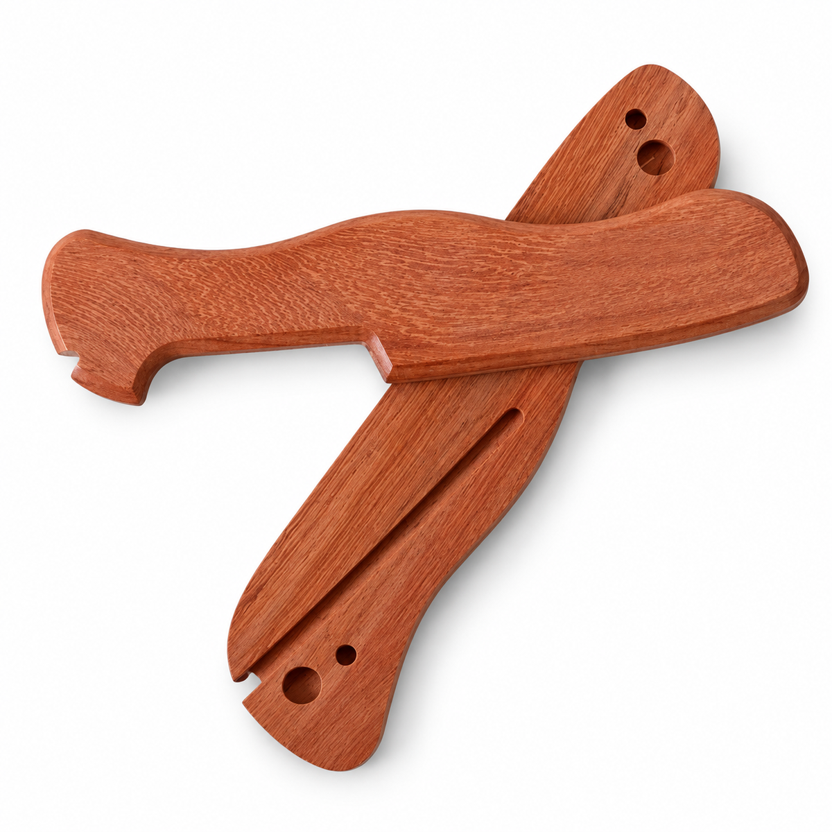 Burmese Rosewood Handle Scales for 58mm 91mm and 111mm SAK - 111mm Liner Lock Scales