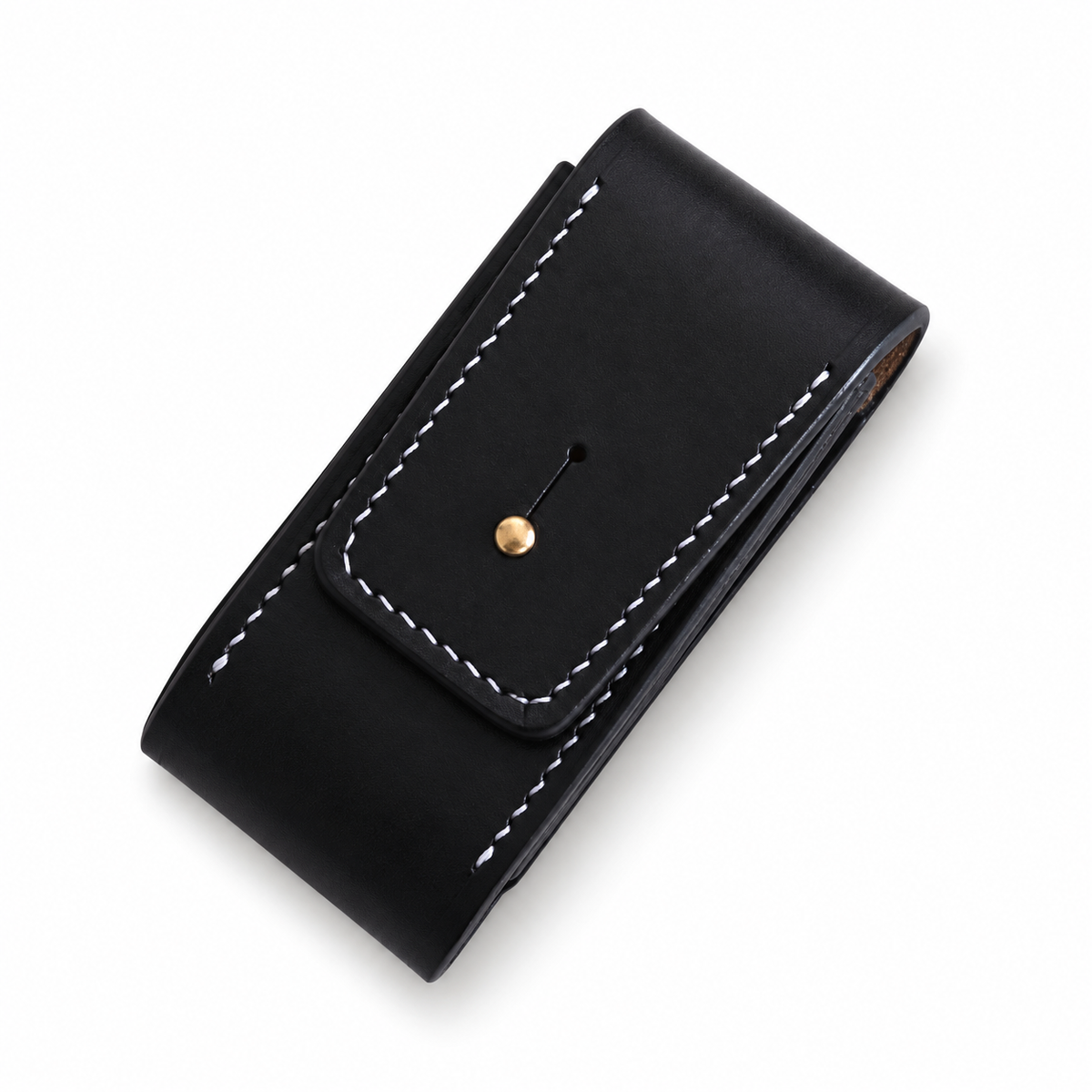 111mm SAK WorkChamp, WorkChamp XL & Hercules Vegetable-Tanned Cowhide Leather Sheath - Black - WorkChamp XL