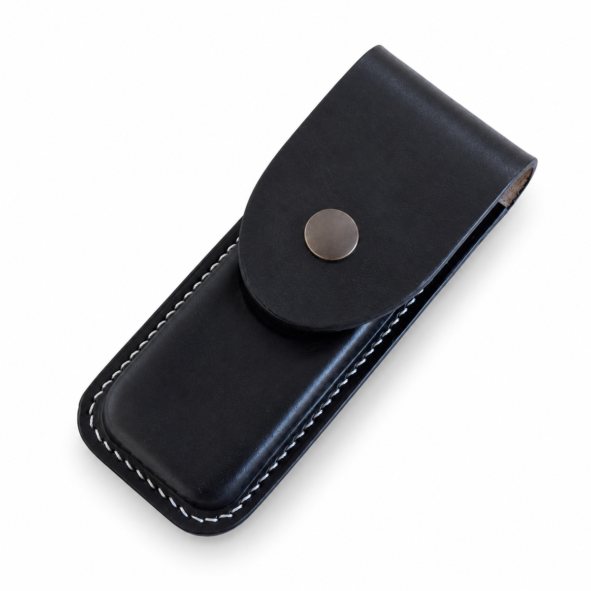 130mm SAK Handmade Vegetable-Tanned Cowhide Leather Sheath - 6 Styles - Black - 2026 Limited Edition Damascus Steel Model