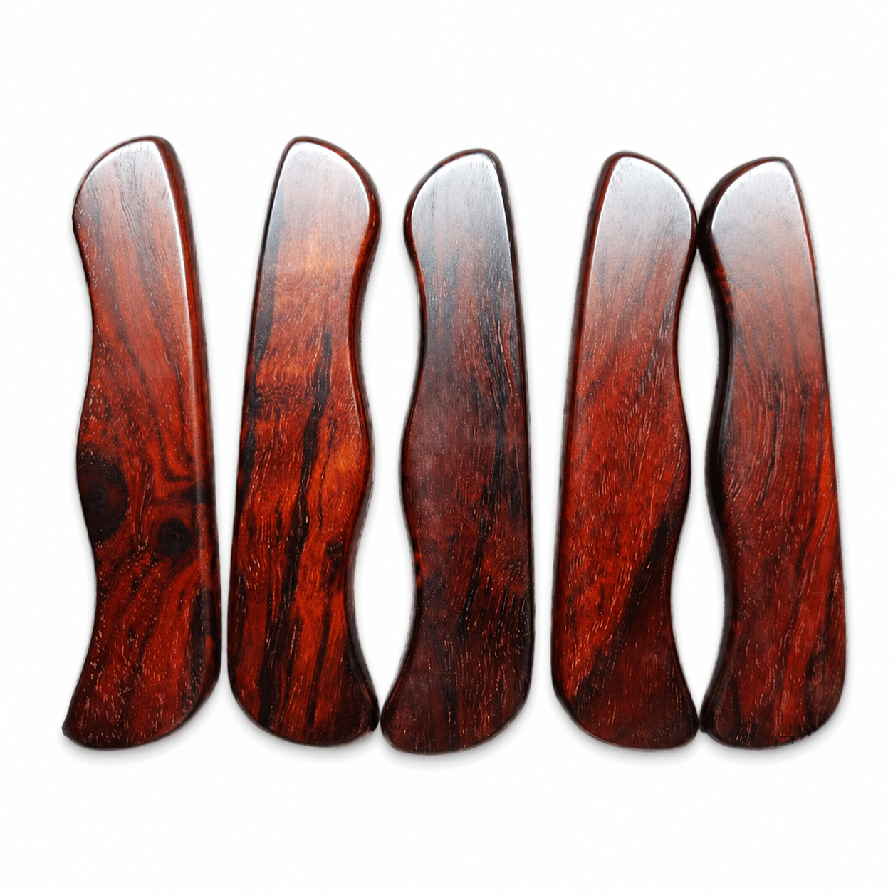 Mango de cuchillo con escamas de madera de palisandro de 111 mm, piezas SAK del mercado de accesorios