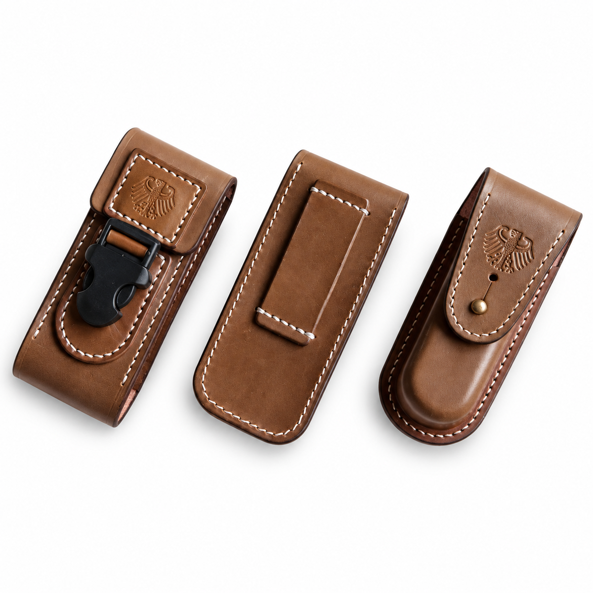 111mm and 108mm SAK German Army Leather Sheath - Main image 02