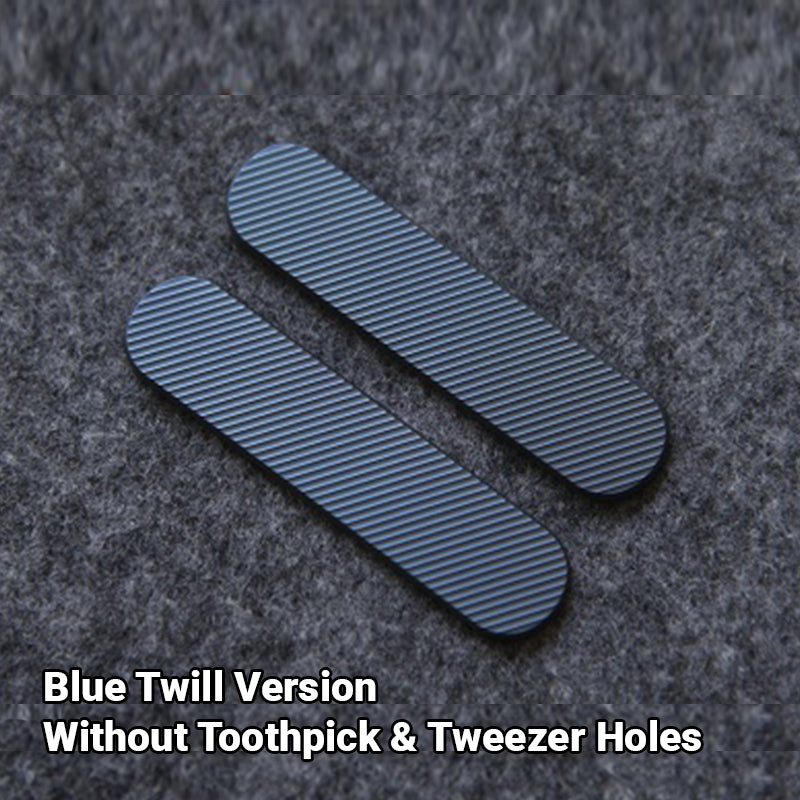 58mm Classic Knife Titanium Scales Handles DIY SAK Parts Aftermarket