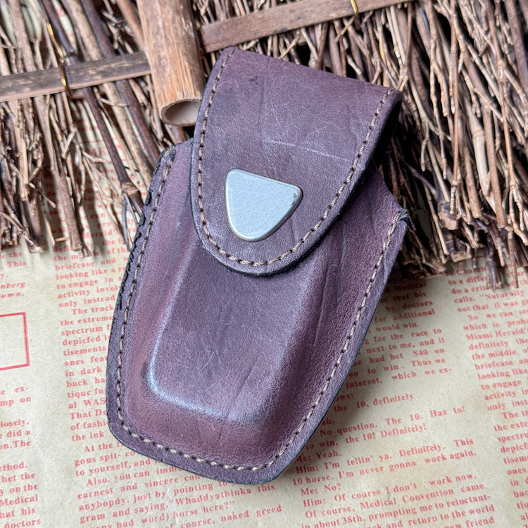Estuches de cuero para navajas suizas Victorinox de 58 mm, 65 mm, 91 mm y 111 mm