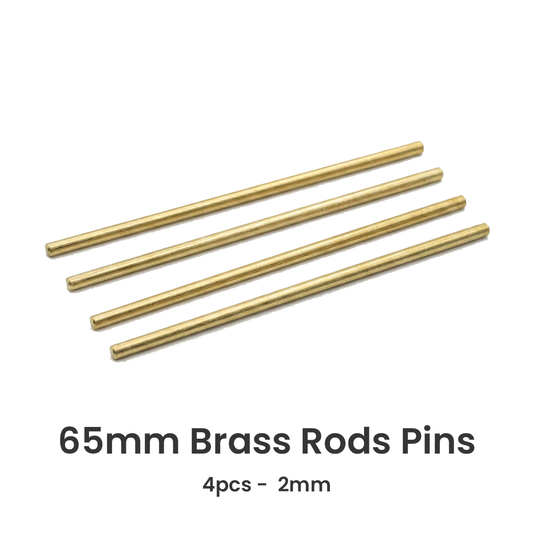 65mm Knife Brass Rods Rivets Pins Axles Replacement DIY SAK Parts Nail Clip 580