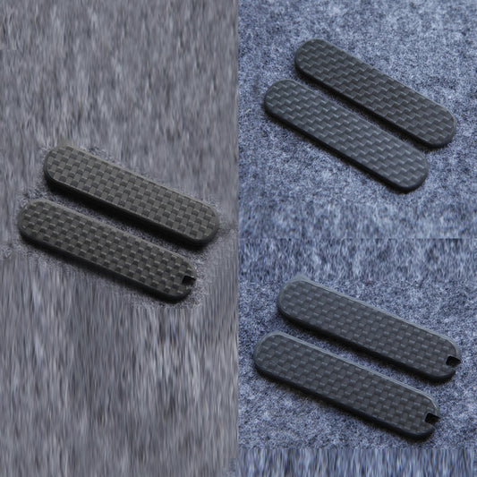 Cuchillo multiherramienta Rambler de 58 mm con báscula de fibra de carbono y piezas SAK 