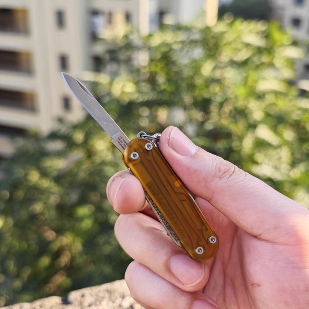58mm Classic ULTEM PEI Knife Scale Transparent Handle SAK Aftermarket ...