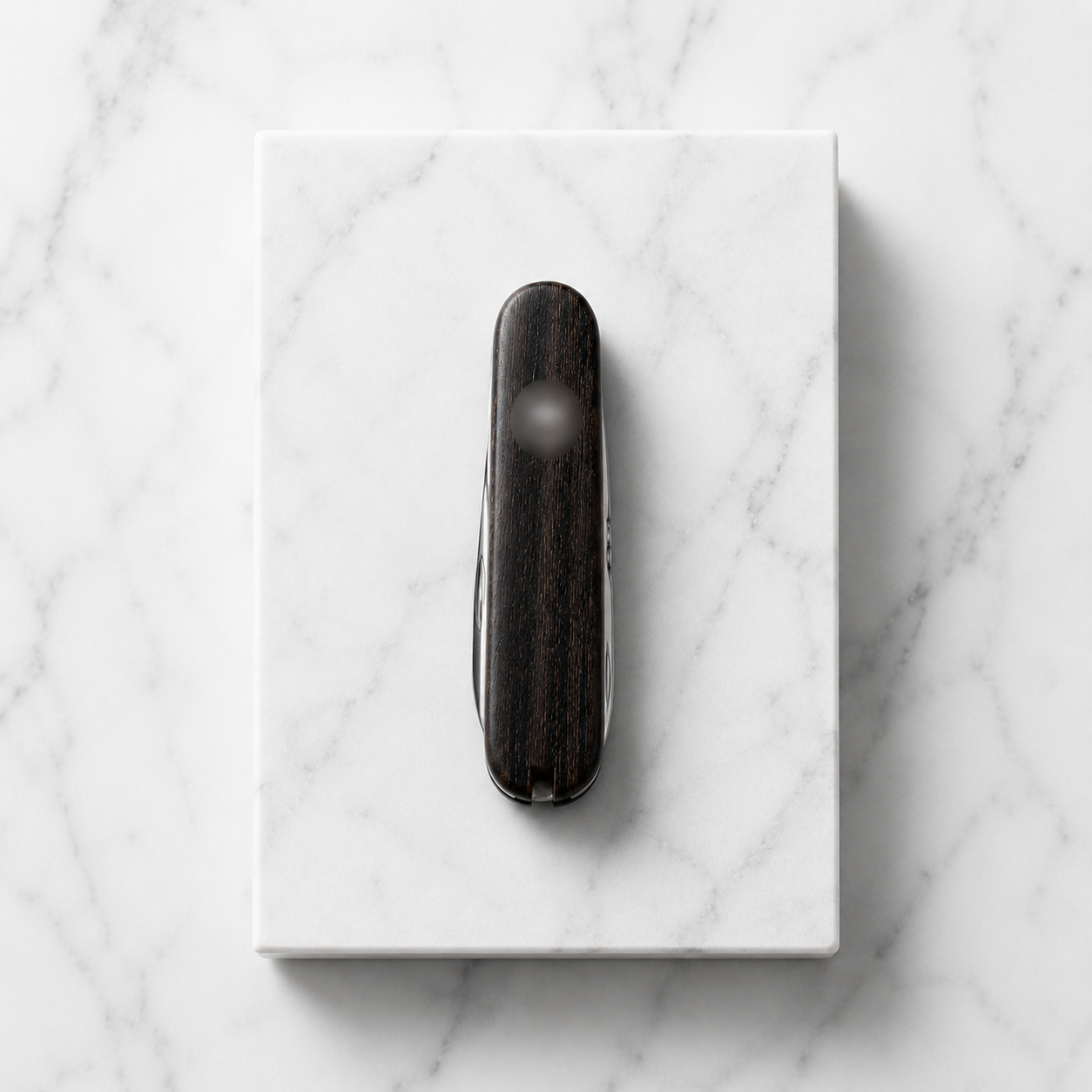 Cuchillo de madera de sándalo rojo de 58 mm con mango de escamas, piezas de repuesto SAK