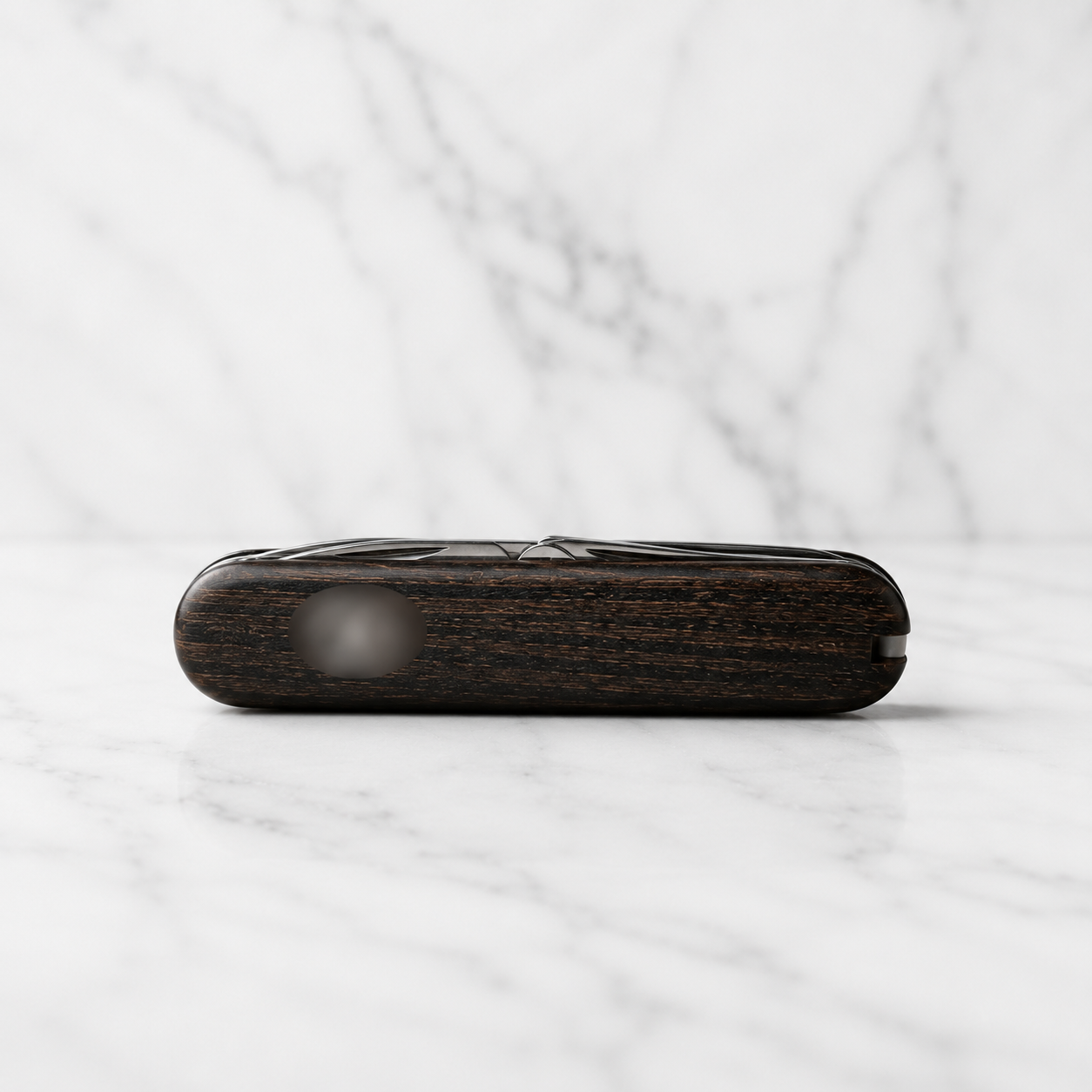 Cuchillo de madera de sándalo rojo de 58 mm con mango de escamas, piezas de repuesto SAK