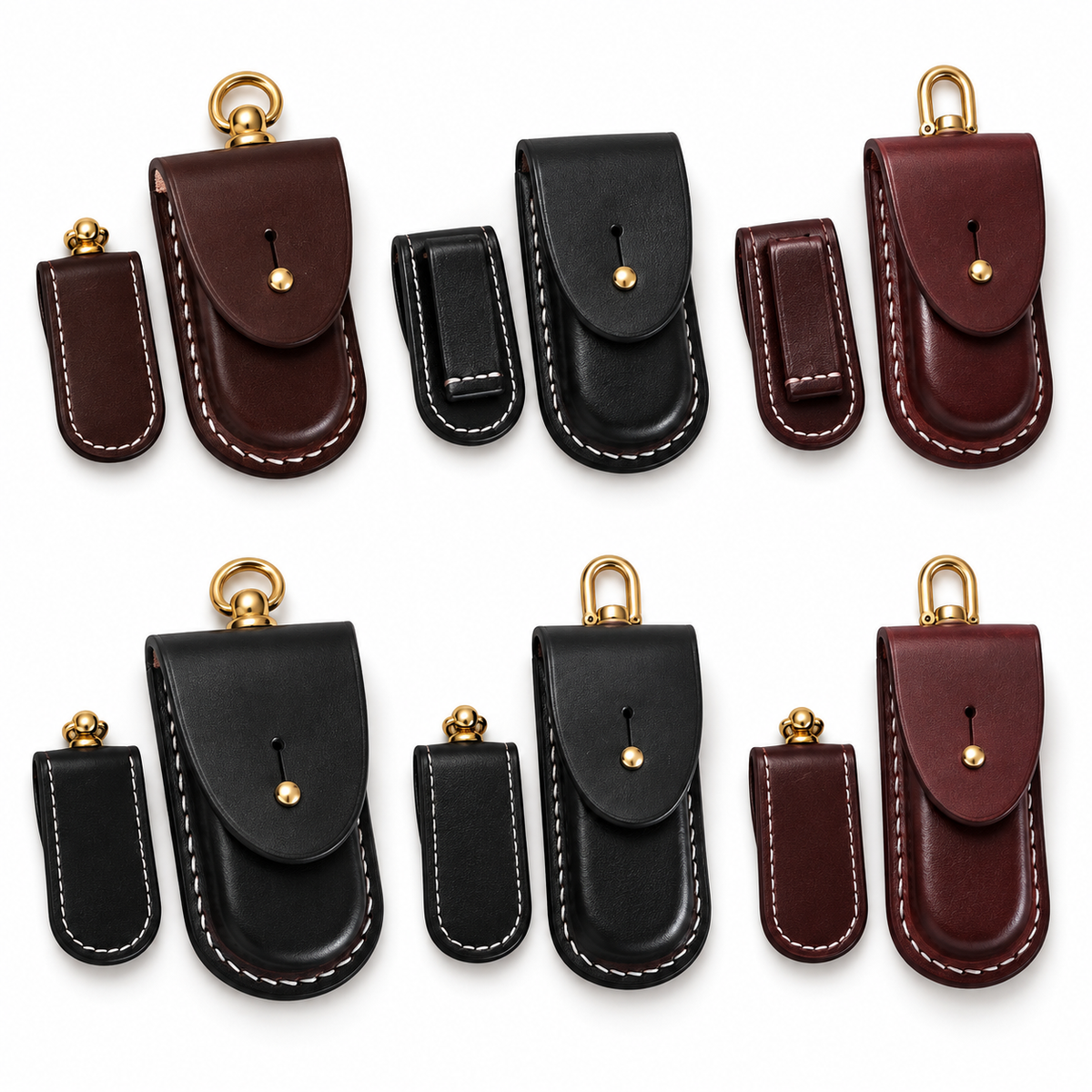 58mm SAK Vegetable-Tanned Cowhide Leather Sheath - Main image 01