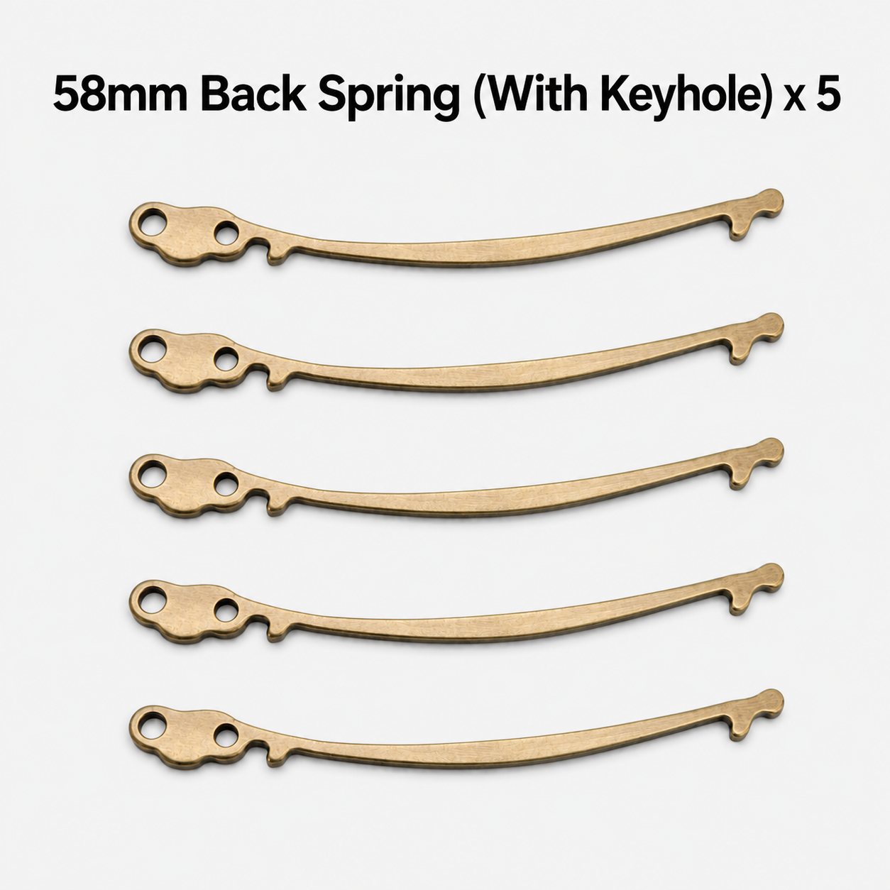 58mm Pocket Knife Back Spring Internal Spring Replacement Repair Parts