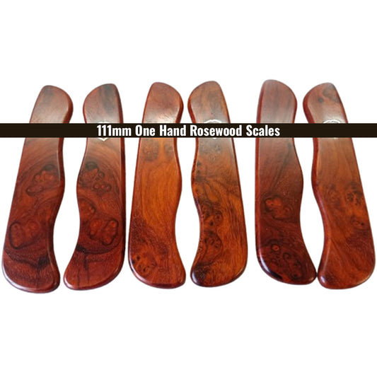 111mm One Hand Rosewood Scales Knife Wooden Handle SAK Parts Aftermarket Tool