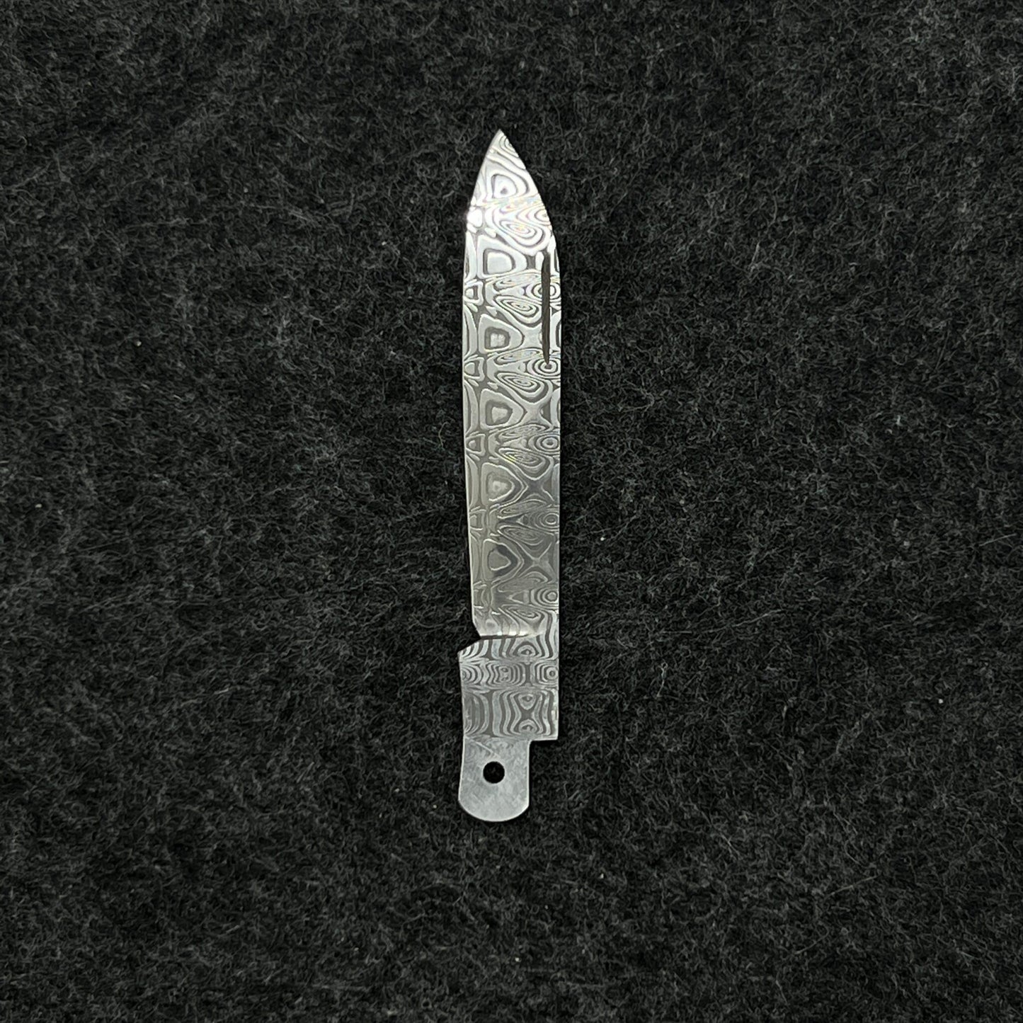 91mm Knife Sweden Import Damascus Powder Steel Handmade Blade SAK Parts