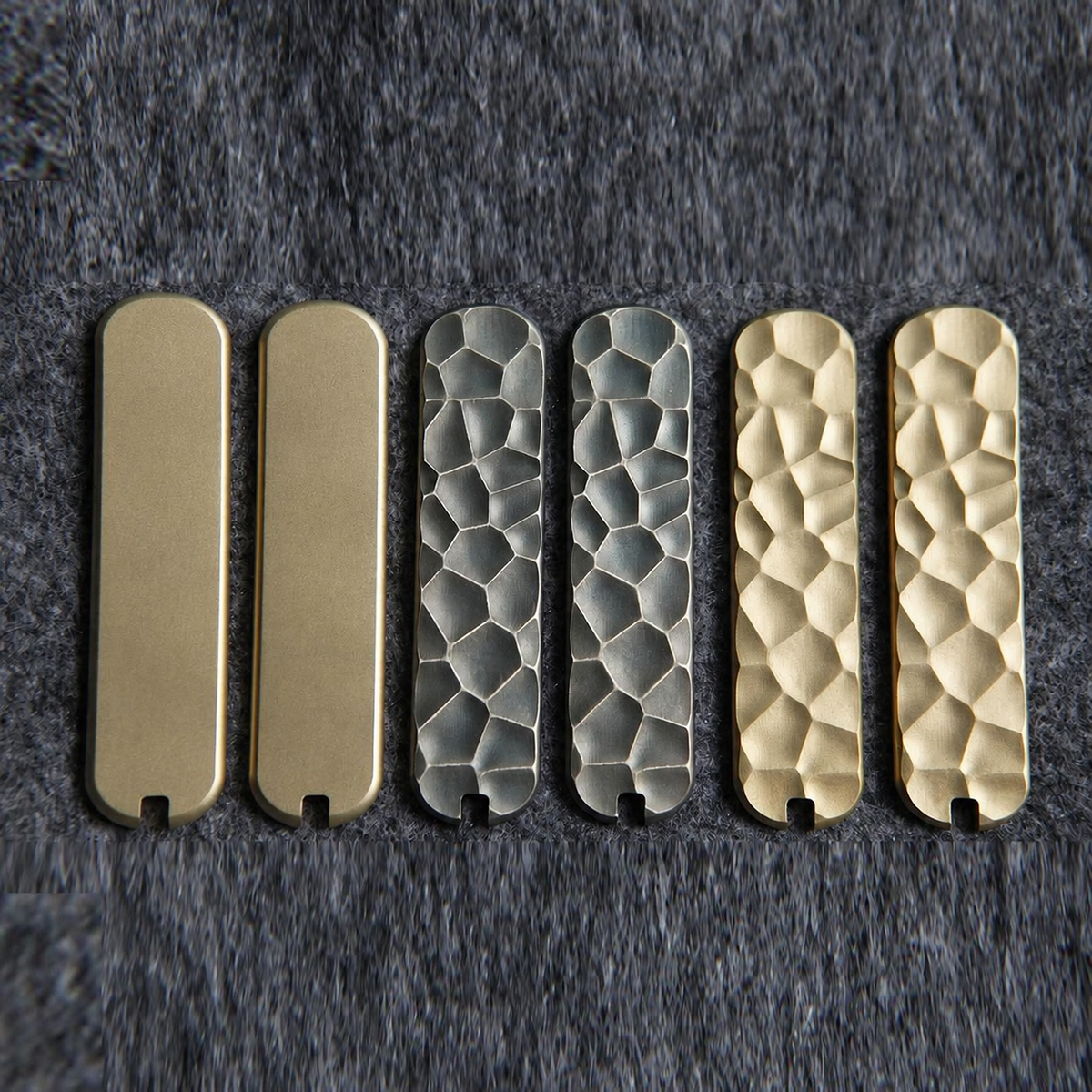 65mm Nail Clip 580 Brass Scale Knife Handle SAK Tool Part Custom Mod