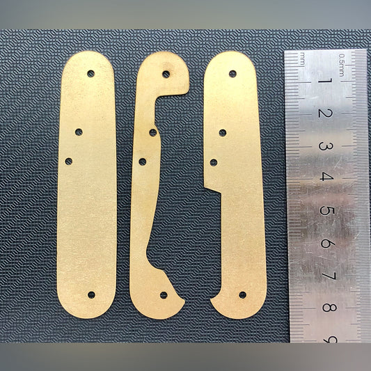 84mm Multi-Tool Knife Brass Liner Partition Plate Spacer Splint 0.8mm Thickness