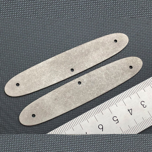 84mm Knife 0.6910 Junior 0.6901 Sabre Modification Stonewashed Titanium Alloy Lining Pair