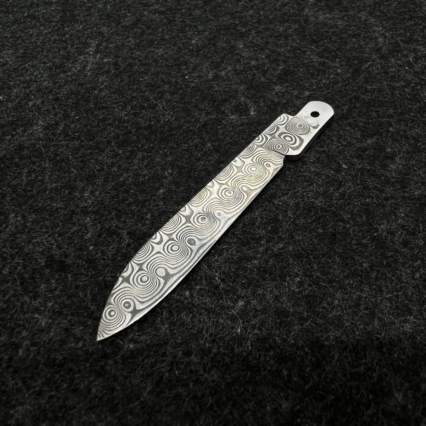 84mm Knife Damascus Steel Handmade Replacement Blade SAK Parts