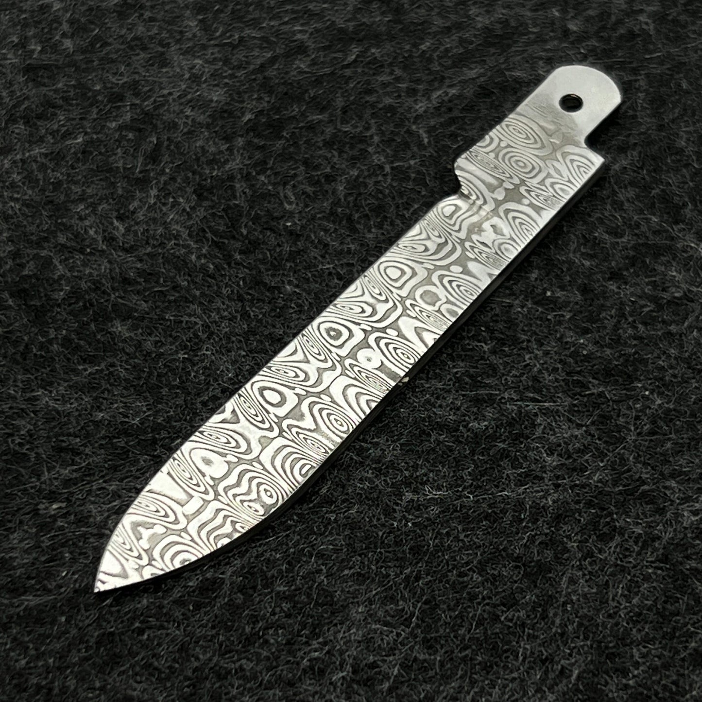 84mm Knife Sweden Import Damascus Powder Steel Handmade Blade SAK Parts