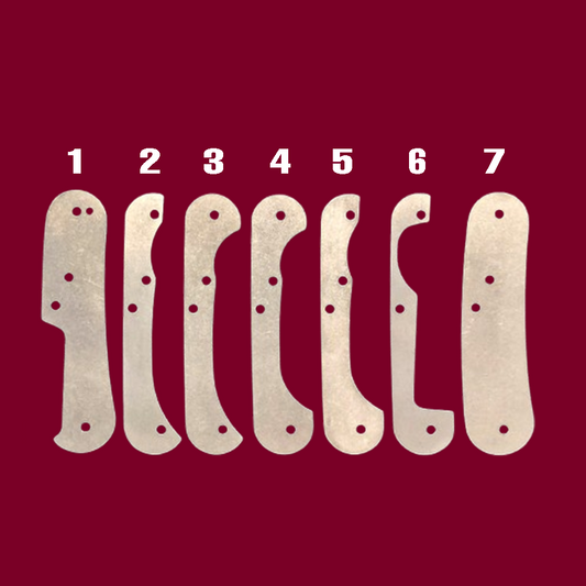 85mm Knife TC4 titanium alloy partition splint lining Liners Tools SAK Parts