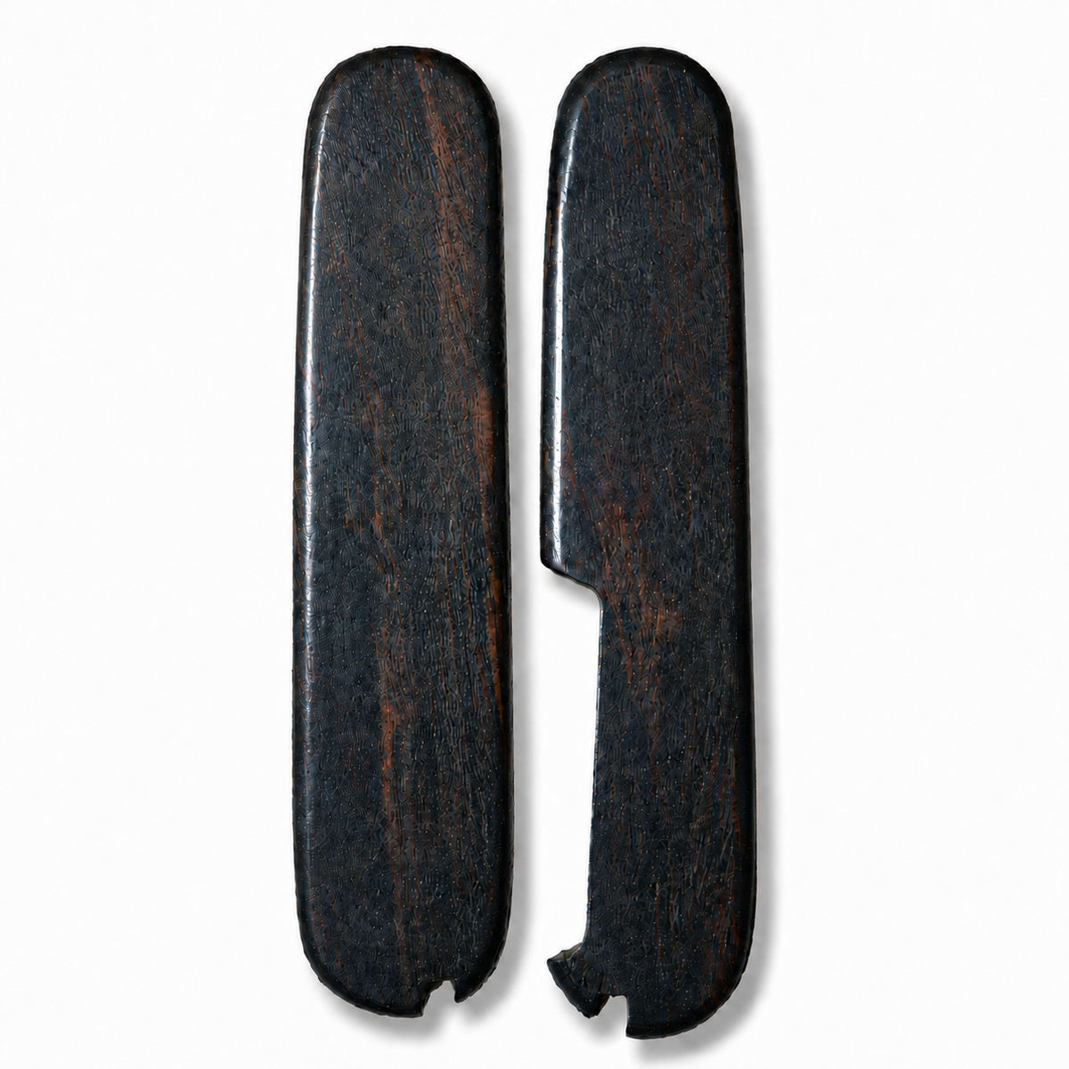 91mm Aged Desert Iron Wood Scales Knife Handle SAK Parts Aftermarket Tool