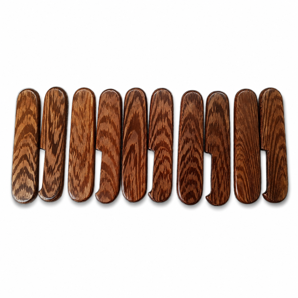 Mango de cuchillo con escamas de madera Chickenwing de 91 mm, piezas SAK del mercado de accesorios