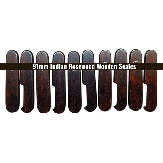 91mm Indian Rosewood Wooden Scales Knife Handle SAK Parts Aftermarket Tool
