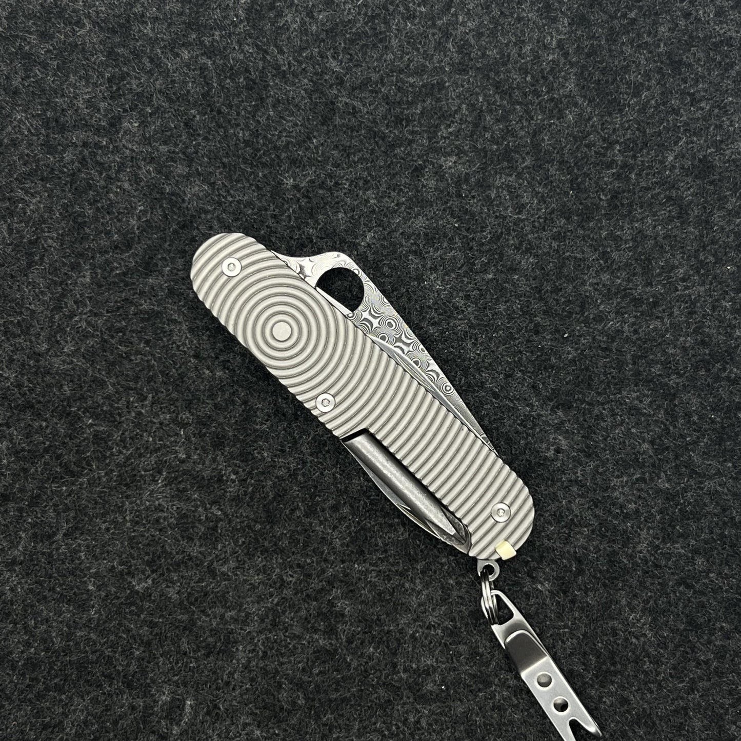 91mm Knife 20mm Width Damascus Powder Steel Handmade Replacement Blade