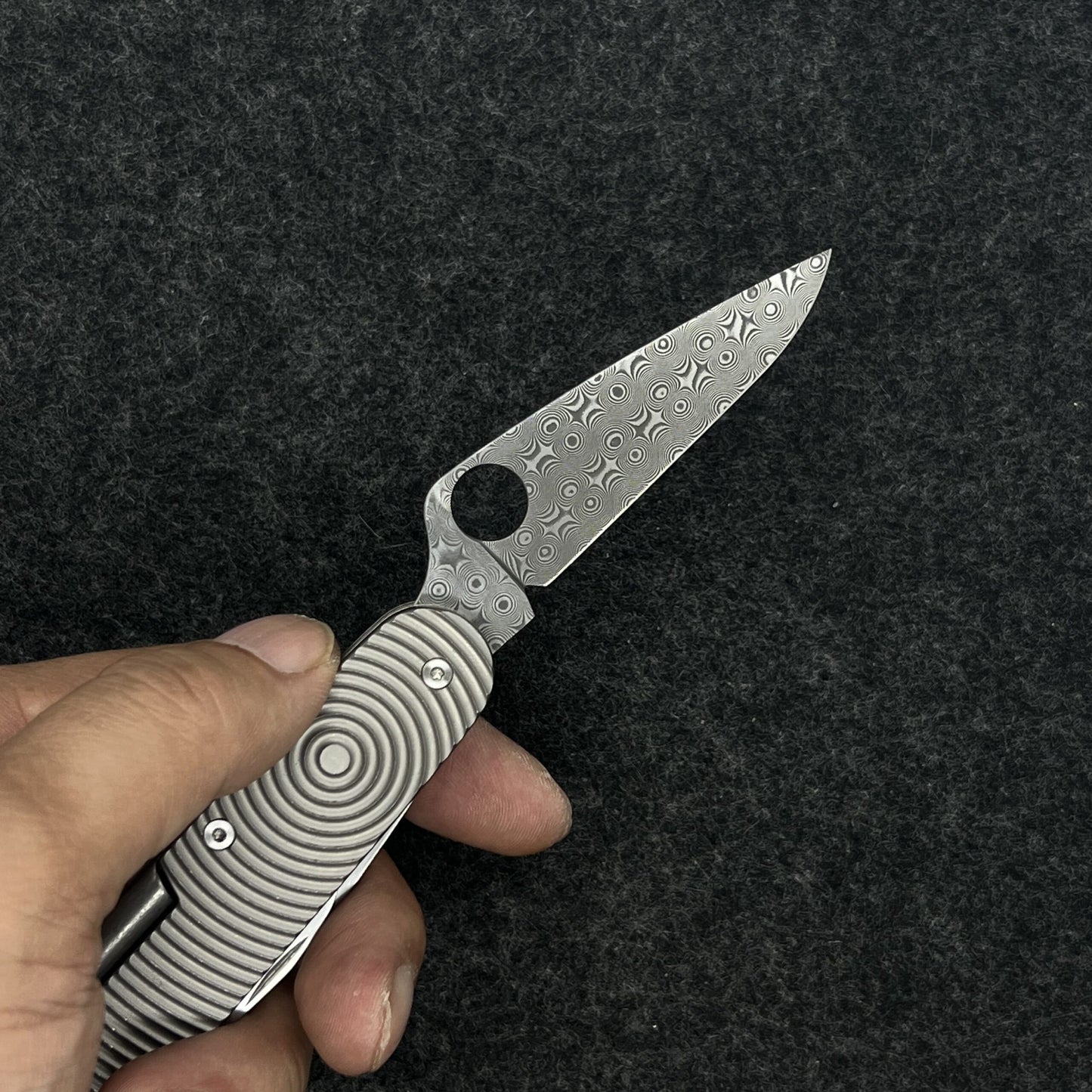 91mm Knife 20mm Width Damascus Powder Steel Handmade Replacement Blade