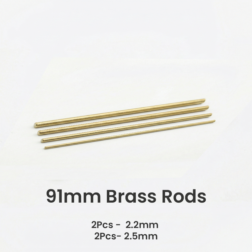 91mm Knife Brass Rods Rivets Pins Axles Replacement DIY SAK Parts