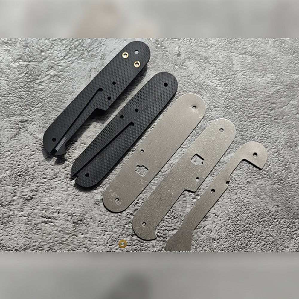91mm Knife G10 Handle Scales SAK Parts Mod Multi-Tool