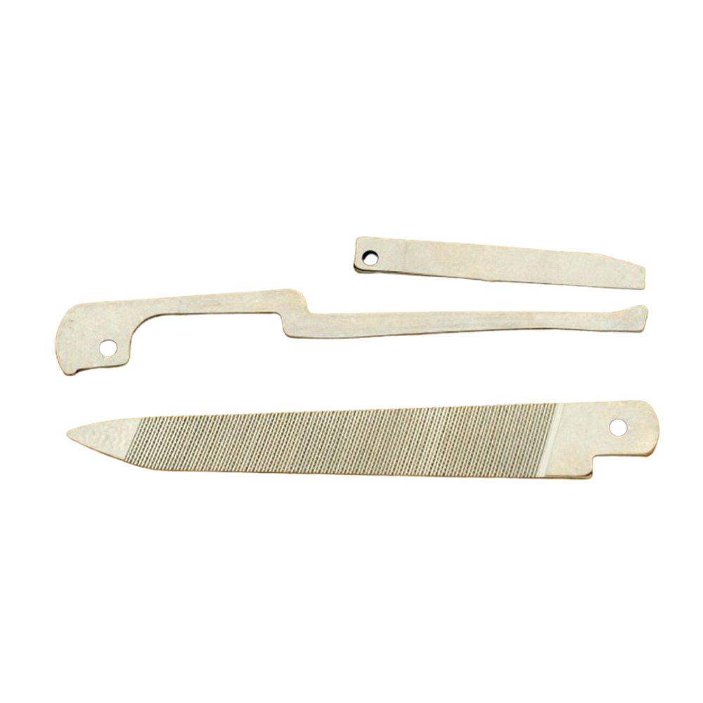 91mm Knife Metal Steel File Back Spring Chisel Flat for Multi-Tool SAK Aftermarket