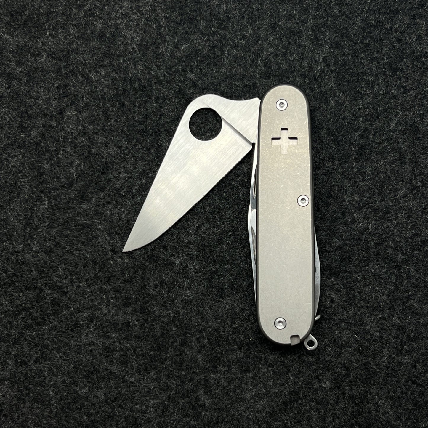 91mm Knife VG10 Handmade Steel Replacement Large Blade Looks Like Spider SAK Parts