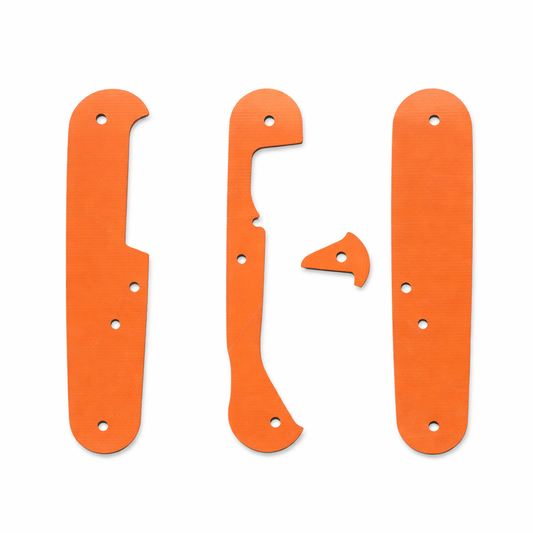 91-мм нож с оранжевым вкладышем G10 Partition Custom Mod Tool SAK Part