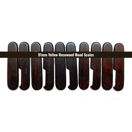 91mm Rosewood Wood Scales Knife Handles SAK Parts Aftermarket