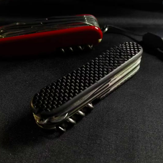 91mm Victorinox Swiss Army Knife Carbon Fiber Scales