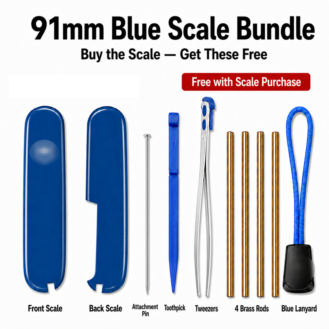 91mm Scale Full Set Handle Bundle Kit Custom Upgrade Mod Repair Tools Accessories