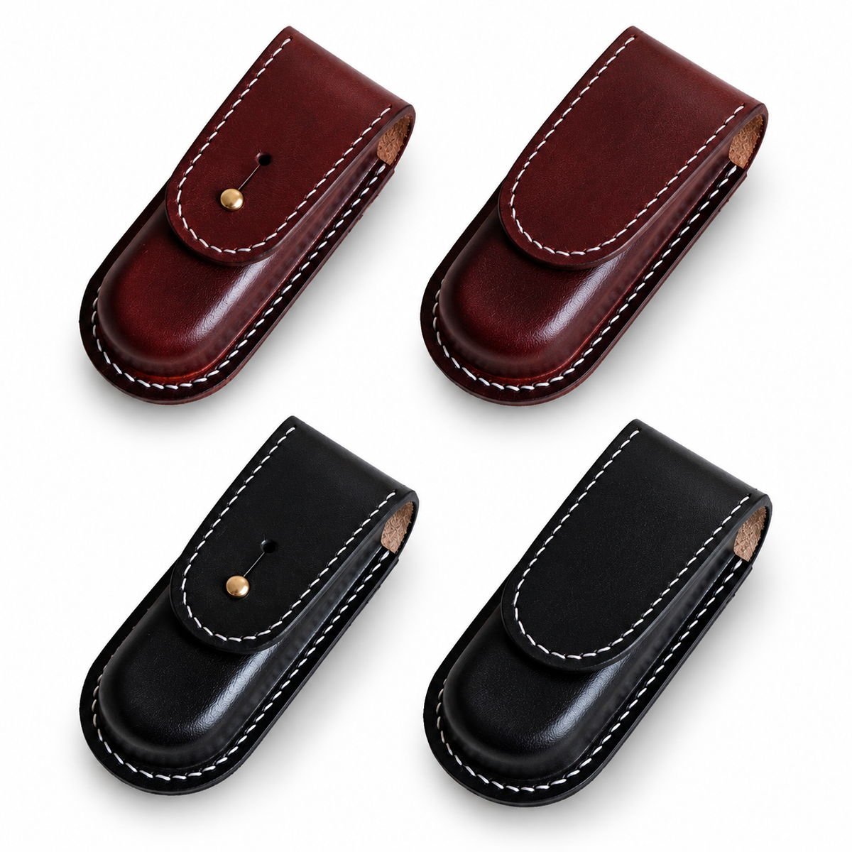 91mm SAK Handyman, Craftsman & Cyber Tool M Vegetable-Tanned Cowhide Leather Sheath - Main image 01