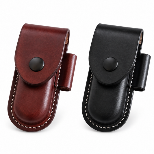 91mm SAK Huntsman Lite Vegetable-Tanned Cowhide Leather Sheath - Main image 01