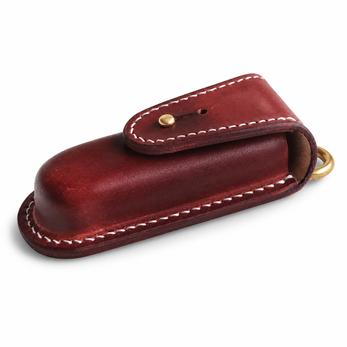 91mm SAK Vegetable-Tanned Cowhide Leather Case for 2-4 Layer Knives - Main image 02