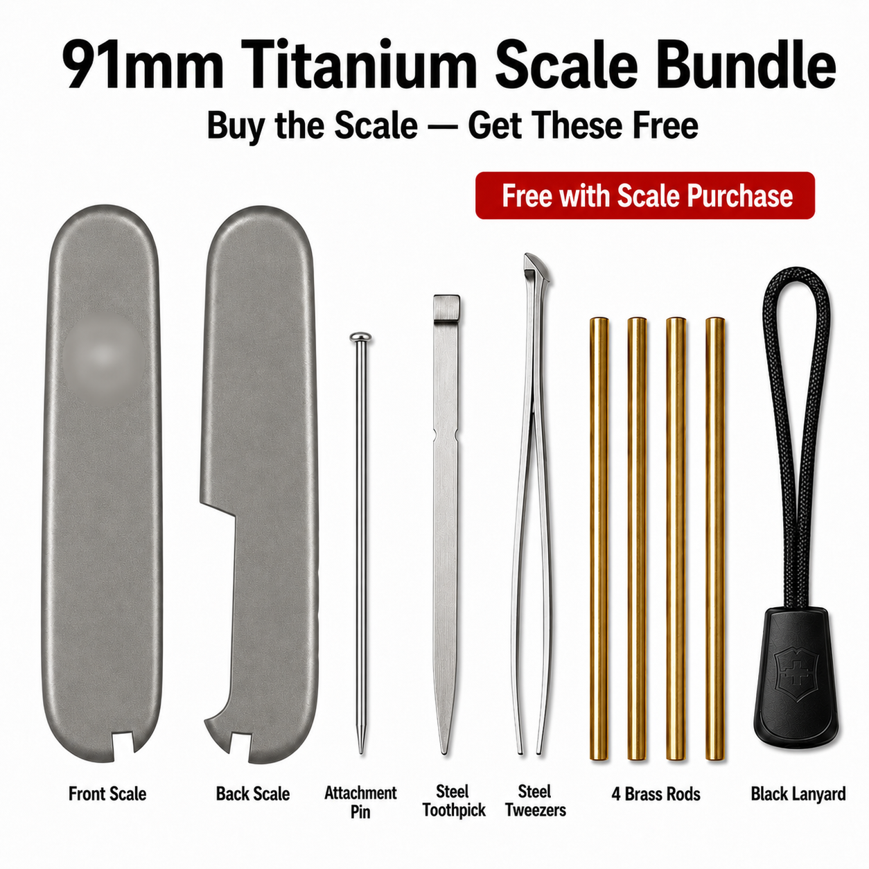 91mm Scale Full Set Handle Bundle Kit Custom Upgrade Mod Repair Tools Accessories