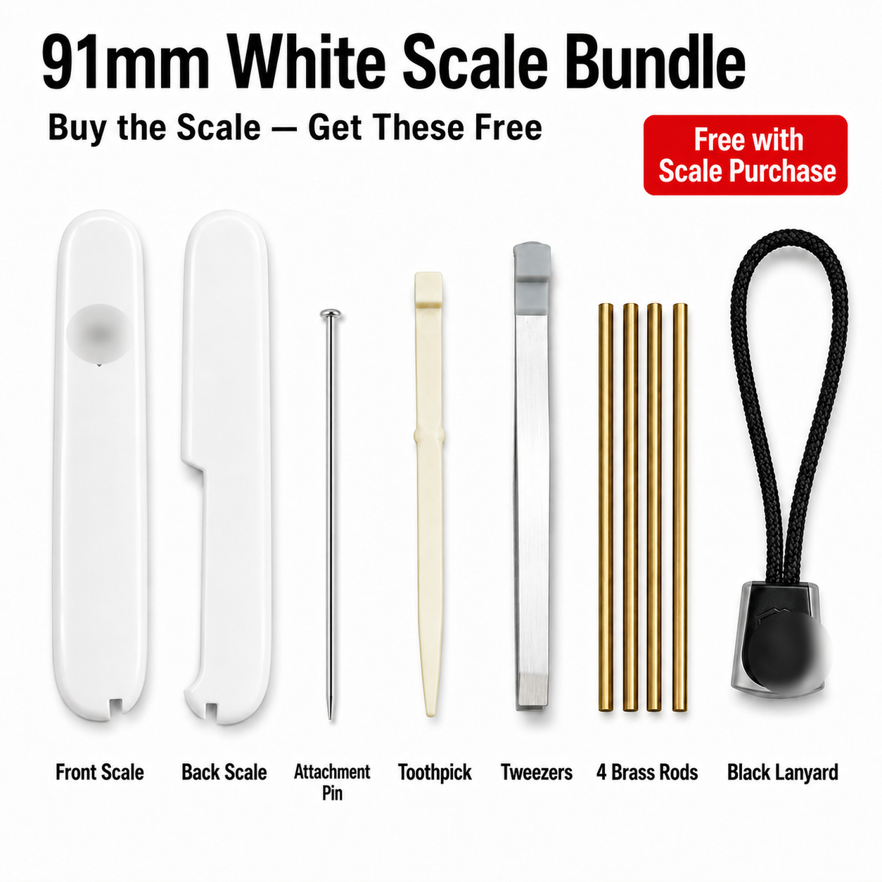91mm Scale Full Set Handle Bundle Kit Custom Upgrade Mod Repair Tools Accessories