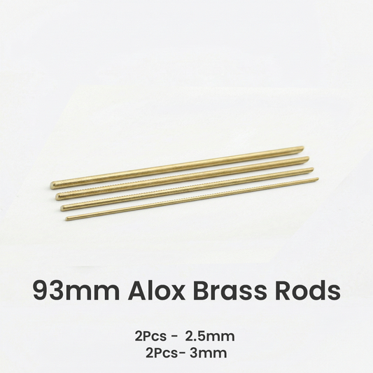93mm Alox Brass Rods Rivets Pins Axles Replacement DIY SAK Parts