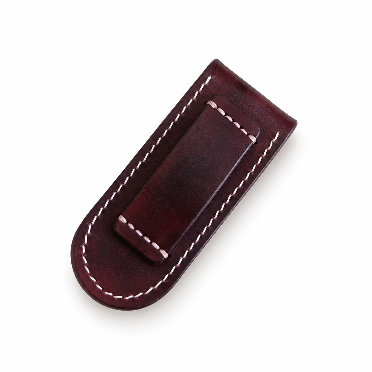 93mm Handmade Vegetable-Tanned Leather Belt Sheath for SAK - Black or Brown - Main image 03