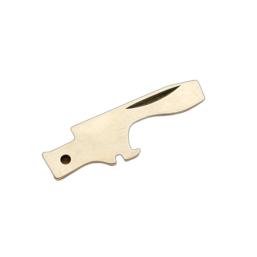 Abridor de botellas de cerveza con cuchillo de 91 mm, piezas de repuesto, destornillador, multiherramienta