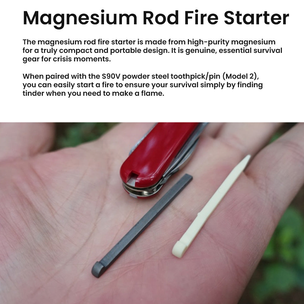Magnesium Rod Fire Starter For 58mm 65mm 74mm 84mm 91mm 111mm Knives