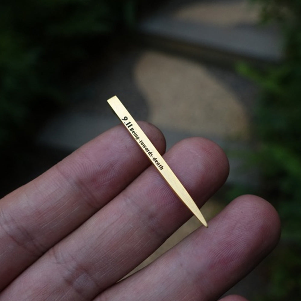 Gold Color Toothpick for 58mm Knife Series S90 Powder Steel