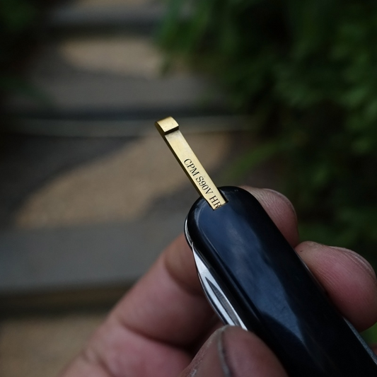 Gold Color Toothpick for 58mm Knife Series S90 Powder Steel