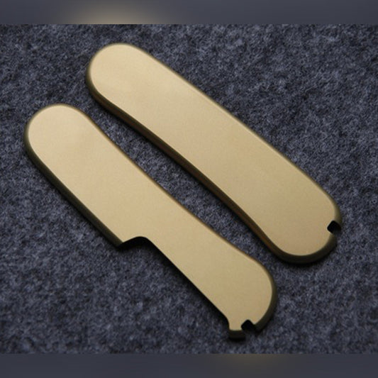 85mm Delemont Knife Brass Handle Scale SAK Parts Multi-Tools