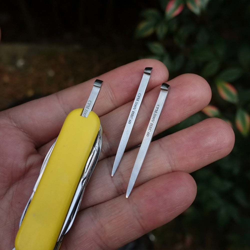 Steel Toothpick For 58mm 65mm 74mm 84mm 91mm 111mm Knives CPM S90V Steel